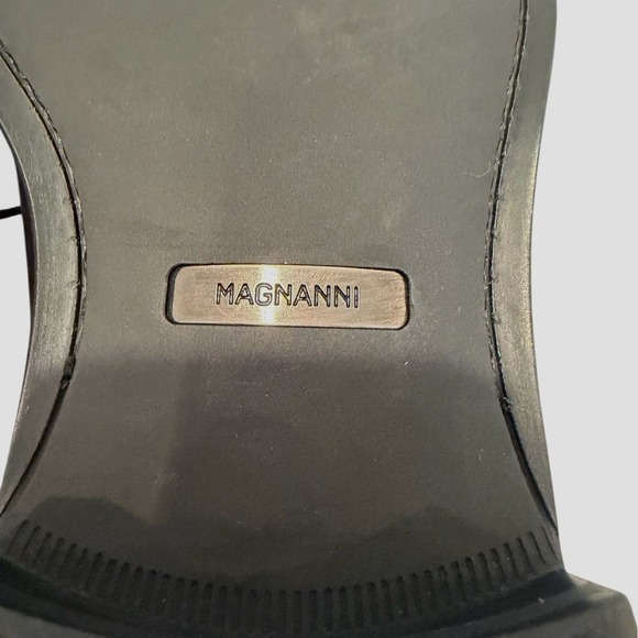 Magnanni Pardo Derby Oxfords Black Leather Men's 13‎ Dress Shoe Quiet Luxury - Picture 9 of 10